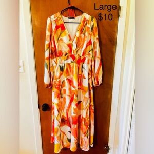 Vibrant Multicolor Maxi Dress